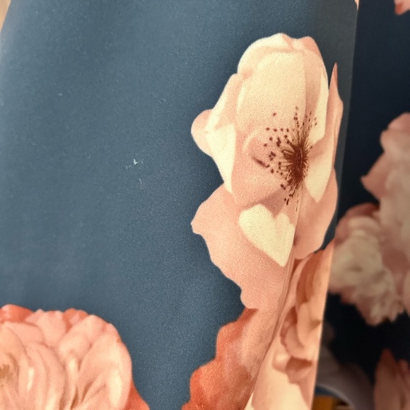 Ted Baker Pink and Blue V-Neck A-Line Sundress - Picture 4 of 6